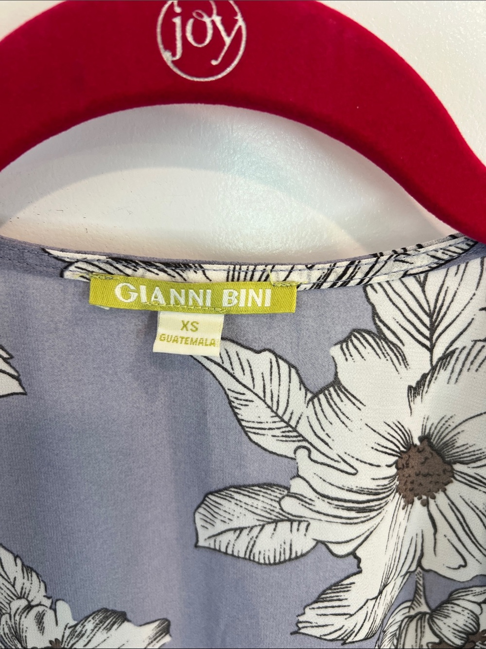 Gianni Bini XS Cornflower Floral Print Birdie Kimono Cover Up Wildflower - Picture 4 of 7